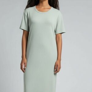 Hudson North Shirt Dress Short Sleeve Sage